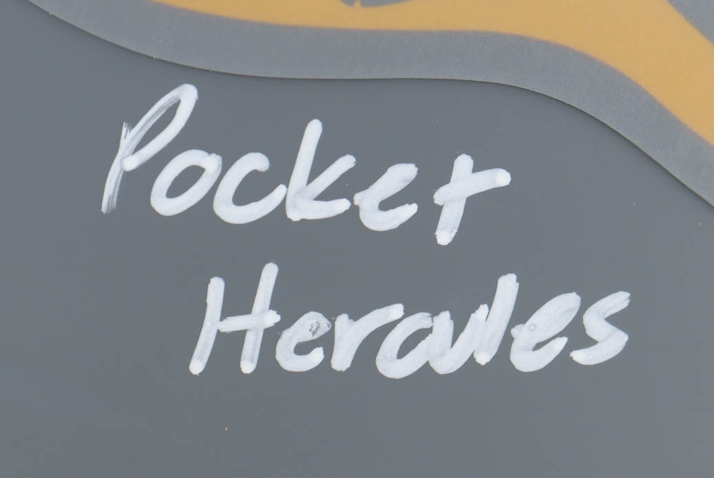 Maurice Jones-Drew Signed Jaguars Full-Size Slate Alternate Speed Helmet Inscribed "Pocket Hercules" (Beckett) at PristineAuction.com Maurice Jones-Drew Signed Jaguars Full-Size Slate Alternate Speed Helmet Inscribed "Pocket Hercules" (Beckett) at PristineAuction.com