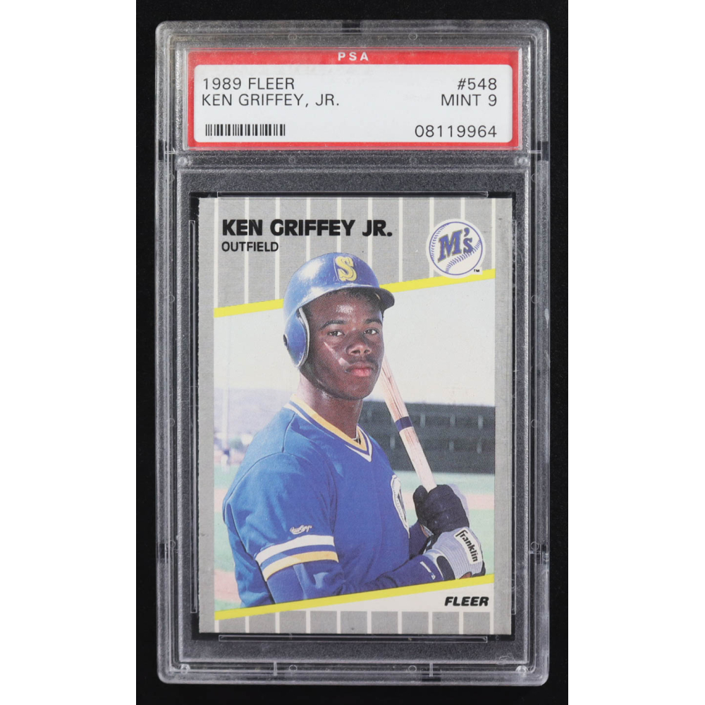 Ken Griffey Jr. 1989 Fleer #548 RC (PSA 9) at PristineAuction.com