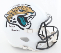 Maurice Jones-Drew Signed Jaguars Full-Size Alternate Speed Helmet Inscribed "Pocket Hercules" (Beckett) at PristineAuction.com