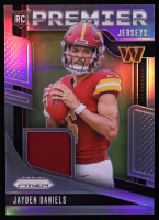 Jayden Daniels 2024 Panini Prizm Premier Jerseys #2 RC at PristineAuction.com