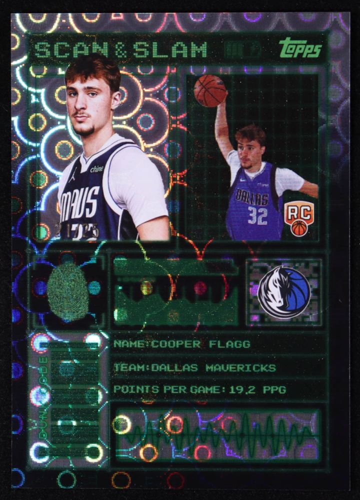 Cooper Flagg 2025-26 Topps Scan and Slam Cart Load #SS26 #21/25 RC