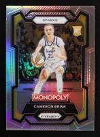 Cameron Brink 2024 Panini Prizm Monopoly WNBA Prizms Silver #39 RC at PristineAuction.com