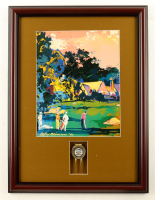 "Winged Foot" Custom Framed LeRoy Neiman Art Print Display with Official Winged Foot Divot Tool at PristineAuction.com