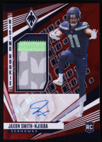 Jaxon Smith-Njigba 2023 Panini Phoenix Rising Rookie Material Signatures Red Pandora #7 #03/25 RC at PristineAuction.com
