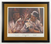 Tony Gwynn & Wade Boggs Signed LE Custom Framed RJ Morrisey Vintage Art Print Display #549/2510 (PSA) at PristineAuction.com