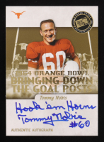 Tommy Nobis 2008 Press Pass Legends Bowl Edition Bringing Down the Goal Posts Autographs #TN #044/125 at PristineAuction.com