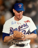 Nolan Ryan Signed Rangers 16x20 Photo (Beckett) at PristineAuction.com