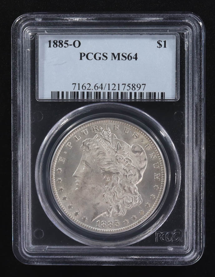 1885-O Morgan Silver Dollar (PCGS MS64) at PristineAuction.com 1885-O Morgan Silver Dollar (PCGS MS64) at PristineAuction.com