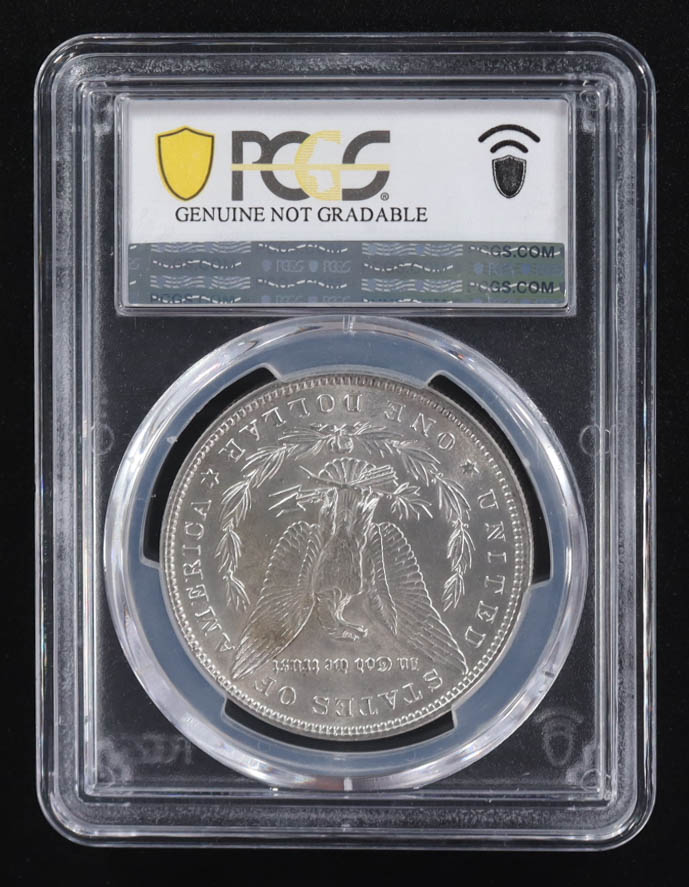 1896 Morgan Silver Dollar (PCGS UNC Details) at PristineAuction.com 1896 Morgan Silver Dollar (PCGS UNC Details) at PristineAuction.com