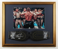 Mike Tyson Signed Set of (2) Everlast Custom Framed Boxing Glove Display with Photo (Tyson & PSA) at PristineAuction.com