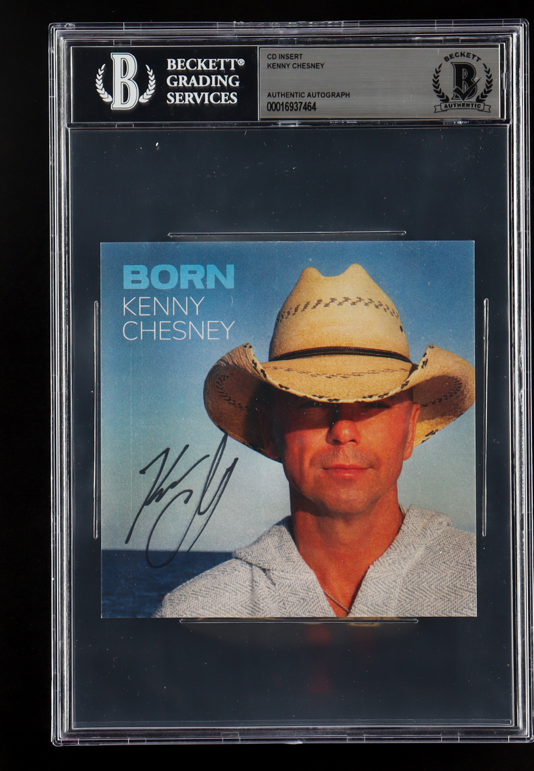 Kenny Chesney Signed "Born" CD Album Insert (BGS) at PristineAuction.com Kenny Chesney Signed "Born" CD Album Insert (BGS) at PristineAuction.com