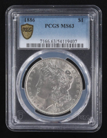 1886 Morgan Silver Dollar (PCGS MS63) at PristineAuction.com