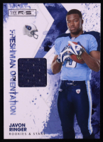 Javon Ringer 2009 Donruss Rookies and Stars Freshman Orientation Materials Jerseys #13 #162/299 RC at PristineAuction.com