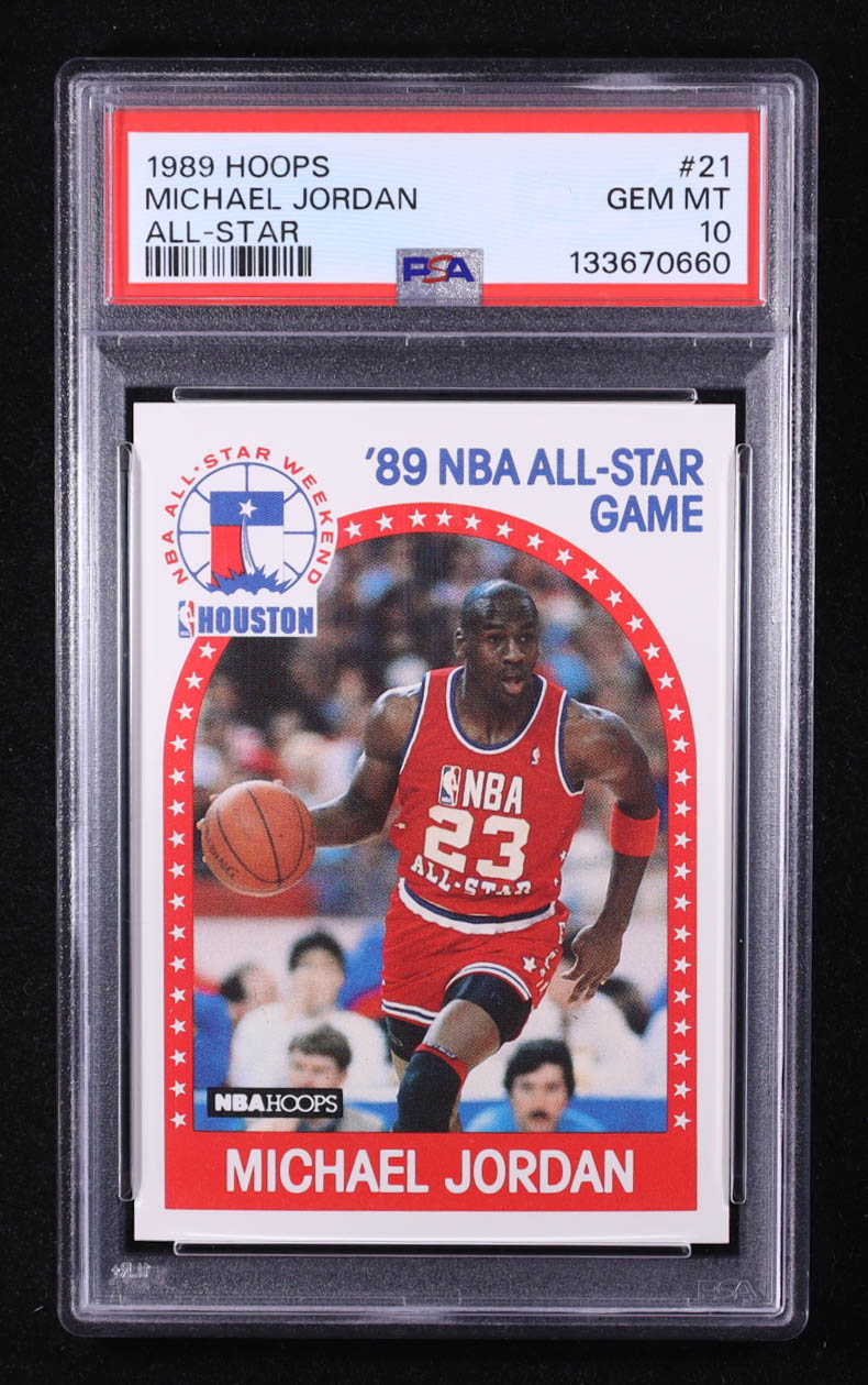 Michael Jordan 1989-90 Hoops #21 AS (PSA 10) at PristineAuction.com Michael Jordan 1989-90 Hoops #21 AS (PSA 10) at PristineAuction.com