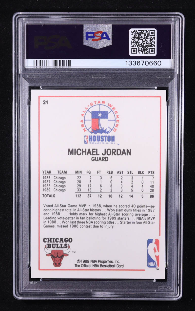 Michael Jordan 1989-90 Hoops #21 AS (PSA 10) at PristineAuction.com Michael Jordan 1989-90 Hoops #21 AS (PSA 10) at PristineAuction.com