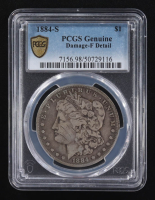 1884-S Morgan Silver Dollar (PCGS Fine Details) at PristineAuction.com