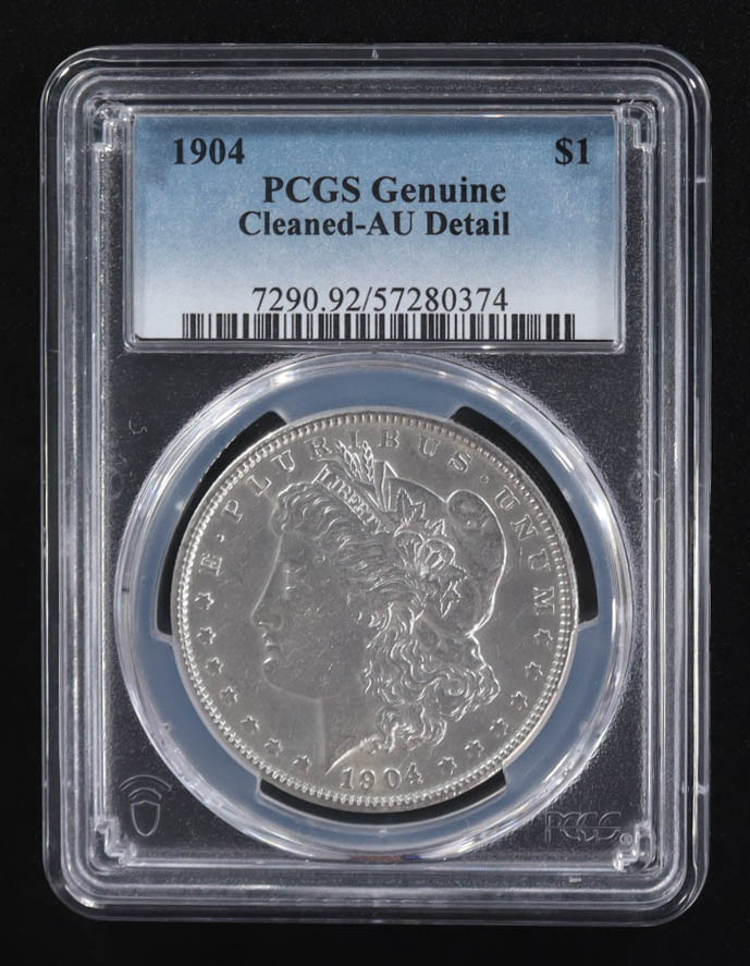 1904 Morgan Silver Dollar (PCGS AU Details) at PristineAuction.com 1904 Morgan Silver Dollar (PCGS AU Details) at PristineAuction.com