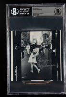 George Mendonsa Signed "V-J Day in Times Square" 5x5.5 Photo (BGS) at PristineAuction.com