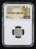 Bohemond IV (1202-1232) Antioch Crusader Denier Medieval Silver Coin (NGC XF Details) at PristineAuction.com