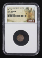 Bela II (1131-1141) Hungary Silver Denar Medieval Silver Coin (NGC UNC Details) at PristineAuction.com