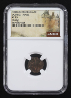 Marie de Montpensier (1608-1626) France Dombes Liard Coin (NGC VF25) at PristineAuction.com