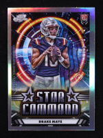 Drake Maye 2024 Topps Cosmic Chrome Star Command #SC17 RC at PristineAuction.com