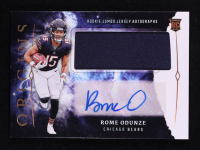 Rome Odunze 2024 Panini Origins Rookie Jumbo Jersey Autographs #9 RC at PristineAuction.com