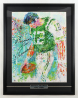 Joe Namath Signed Custom Framed Leroy Neiman Art Print Display Inscribed "Broadway" (PSA) at PristineAuction.com