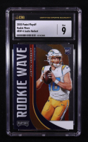 Justin Herbert 2020 Playoff Rookie Wave #4 RC (CSG 9) at PristineAuction.com