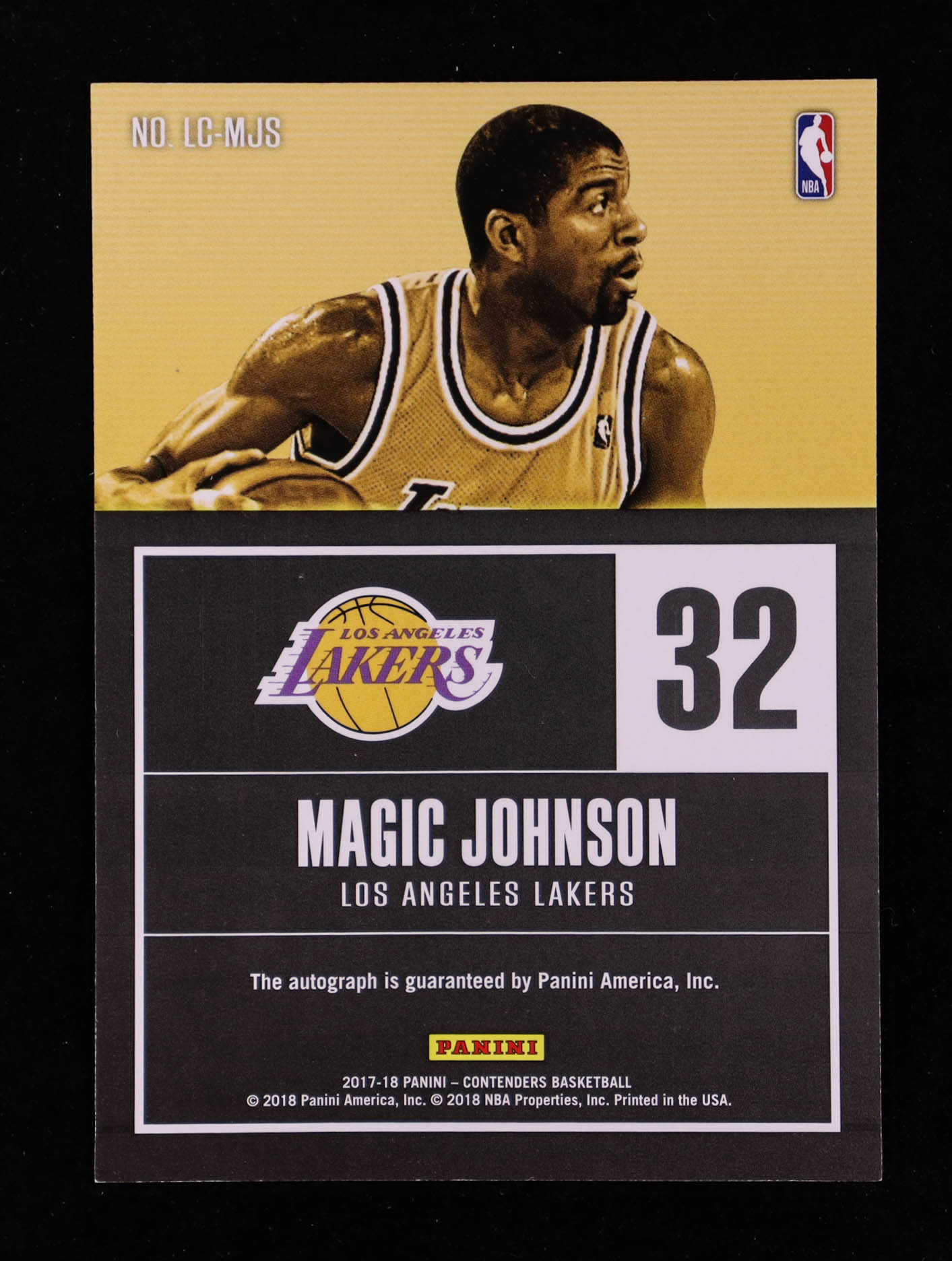 Magic Johnson 2017-18 Panini Contenders Legendary Contenders Autographs #7 #24/25 at PristineAuction.com Magic Johnson 2017-18 Panini Contenders Legendary Contenders Autographs #7 #24/25 at PristineAuction.com