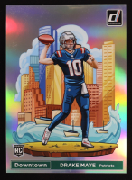 Drake Maye 2025 Donruss Downtown! Oversize #13 RC at PristineAuction.com