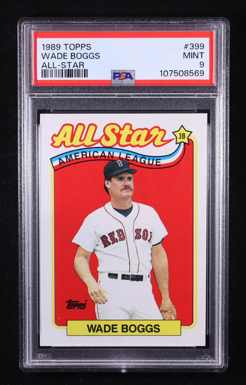 Wade Boggs 1989 Topps #399 AS (PSA 9) at PristineAuction.com Wade Boggs 1989 Topps #399 AS (PSA 9) at PristineAuction.com