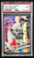 Cody Bellinger 2017 Topps Chrome Prism Refractors #79 RC (PSA 9) at PristineAuction.com