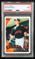 Buster Posey 2010 Topps #2 RC (PSA 9) at PristineAuction.com