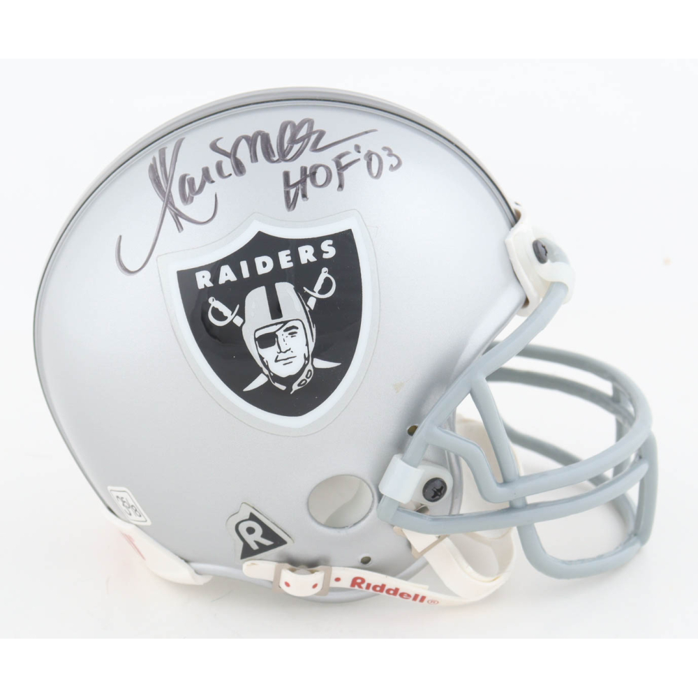 Marcus Allen Signed Raiders Speed Mini Helmet Inscribed "HOF '03" (Creative Sports) at PristineAuction.com