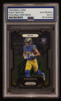 Puka Nacua Signed 2023 Panini Prizm #357 RC (PSA) at PristineAuction.com