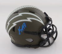 Keenan Allen Signed Chargers Salute To Service Alternate Speed Mini Helmet (Beckett) at PristineAuction.com