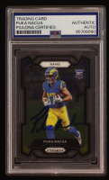 Puka Nacua Signed 2023 Panini Prizm #357 RC (PSA) at PristineAuction.com