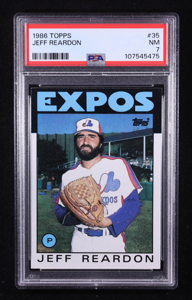 Jeff Reardon 1986 Topps #35 (PSA 7) at PristineAuction.com Jeff Reardon 1986 Topps #35 (PSA 7) at PristineAuction.com