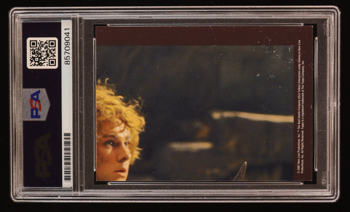 Elijah Wood Signed 2001 Topps Lord of the Rings The Fellowship of the Ring #3 (PSA) at PristineAuction.com Elijah Wood Signed 2001 Topps Lord of the Rings The Fellowship of the Ring #3 (PSA) at PristineAuction.com