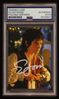 Elijah Wood Signed 2001 Topps Lord of the Rings The Fellowship of the Ring #3 (PSA) at PristineAuction.com