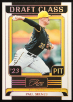 Paul Skenes 2024 Panini Three and Two Draft Class Holo Gold #6 #02/10 RC at PristineAuction.com
