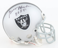 George Blanda Signed Raiders Mini Helmet Inscribed "HOF 81" (NSD) at PristineAuction.com