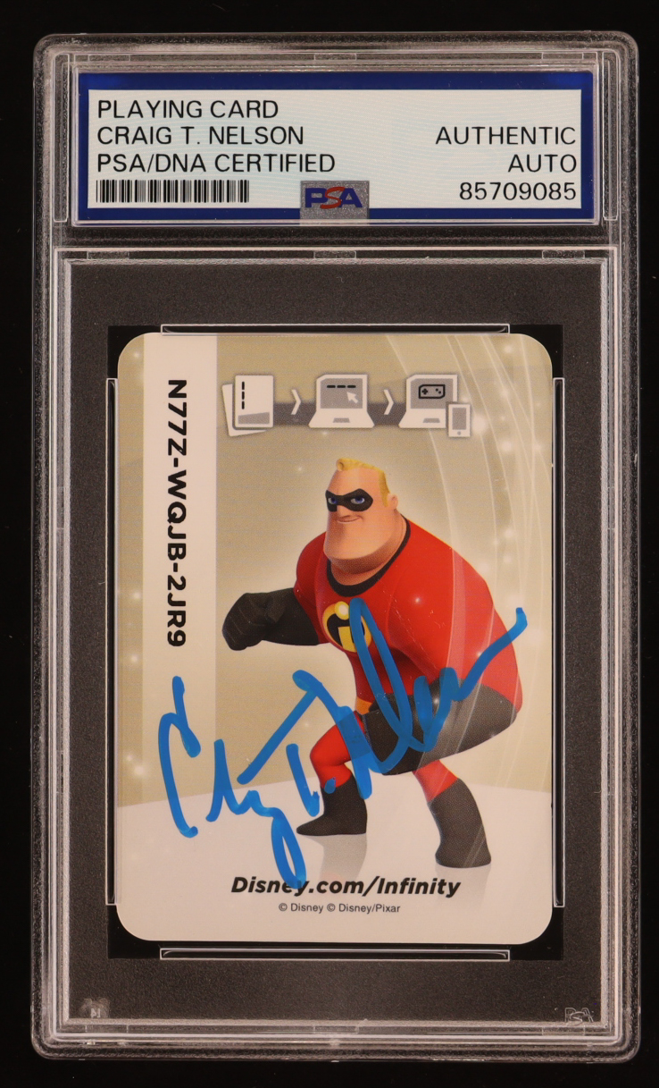 Craig T. Nelson Signed Disney Mr. Incredible #N777-WQJB-2JR9 (PSA) at PristineAuction.com Craig T. Nelson Signed Disney Mr. Incredible #N777-WQJB-2JR9 (PSA) at PristineAuction.com
