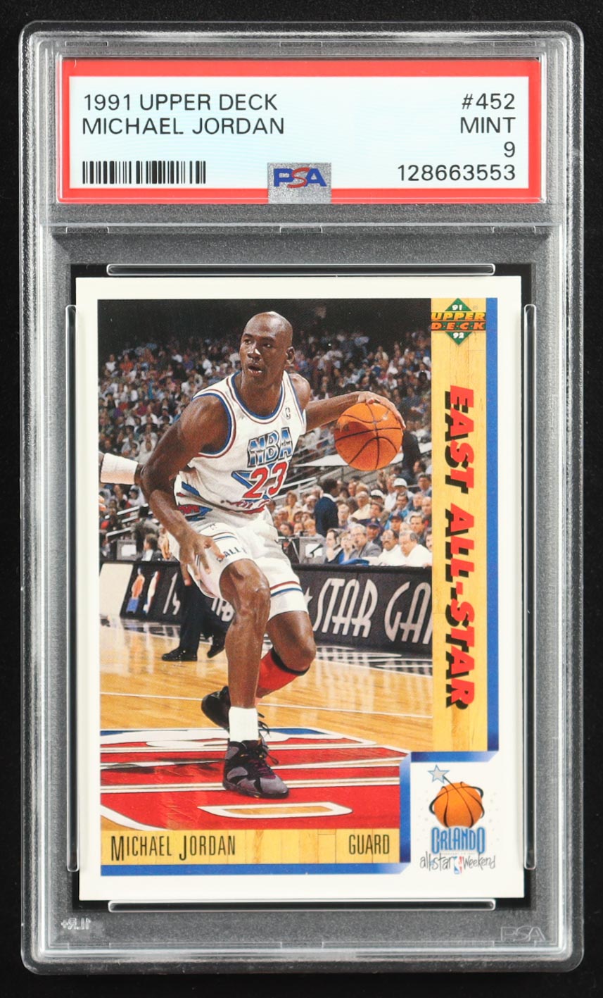 Michael Jordan 1991-92 Upper Deck #452 (PSA 9) at PristineAuction.com Michael Jordan 1991-92 Upper Deck #452 (PSA 9) at PristineAuction.com