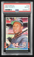 Kirby Puckett 1985 Donruss #438 RC (PSA 8) at PristineAuction.com