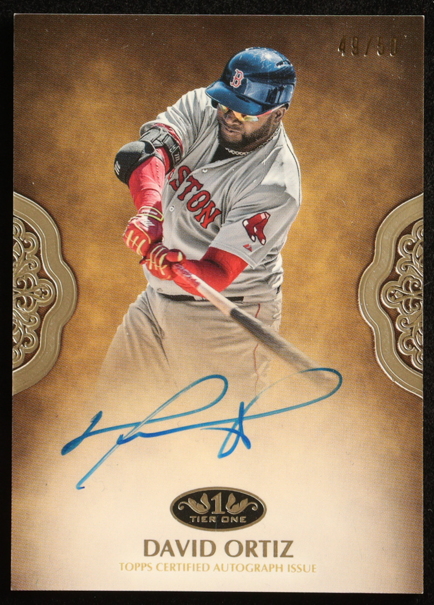 David Ortiz 2019 Topps Tier One Prime Performers Autographs #PPADO #49/50 at PristineAuction.com David Ortiz 2019 Topps Tier One Prime Performers Autographs #PPADO #49/50 at PristineAuction.com