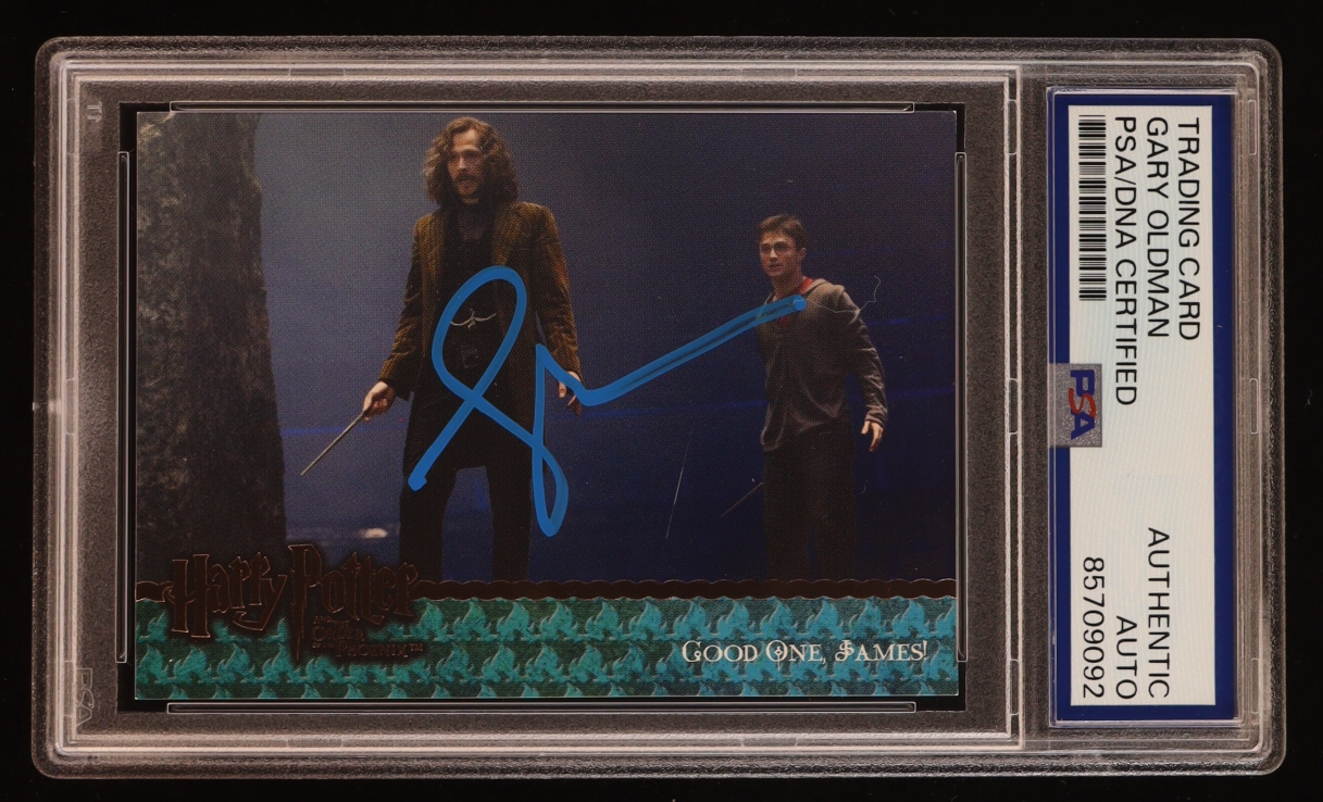Gary Oldman Signed 2007 Harry Potter And The Order Of The Phoenix #83 (PSA) at PristineAuction.com Gary Oldman Signed 2007 Harry Potter And The Order Of The Phoenix #83 (PSA) at PristineAuction.com