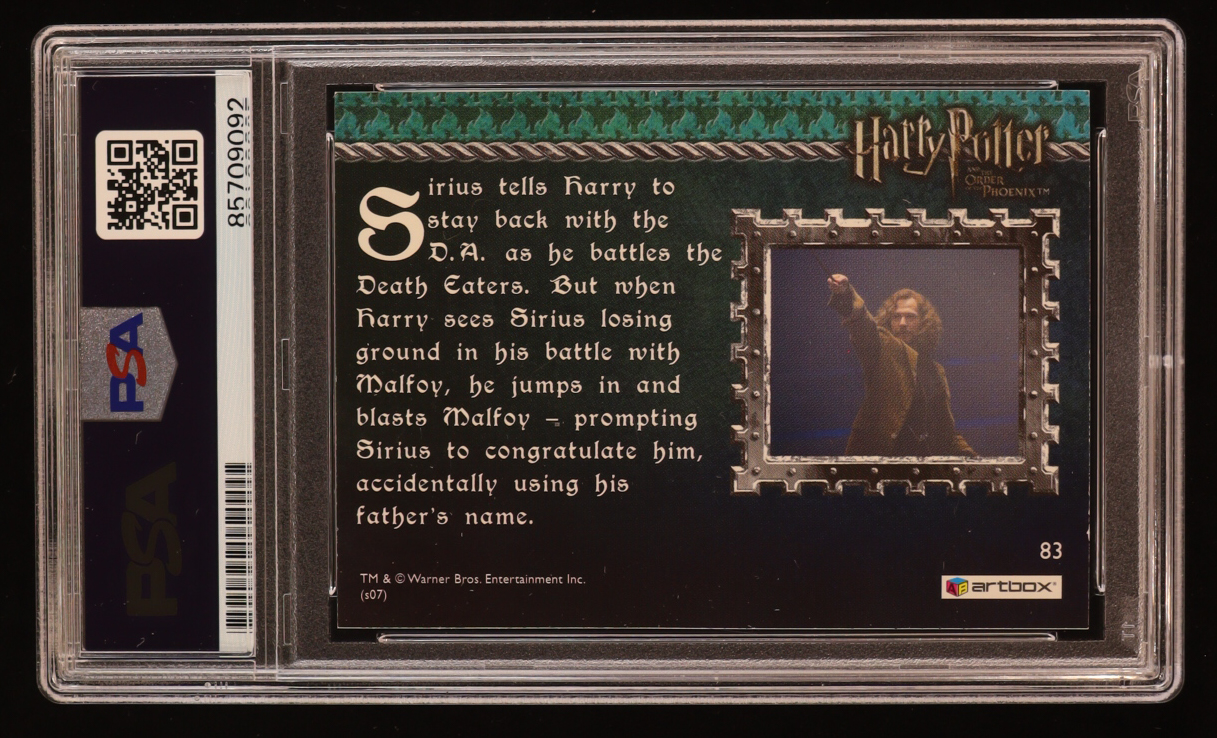 Gary Oldman Signed 2007 Harry Potter And The Order Of The Phoenix #83 (PSA) at PristineAuction.com Gary Oldman Signed 2007 Harry Potter And The Order Of The Phoenix #83 (PSA) at PristineAuction.com