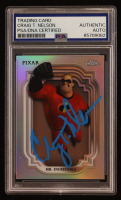 Craig T. Nelson Signed 2024 Topps Chrome Refractor Disney Mr. Incredible #95 (PSA) at PristineAuction.com